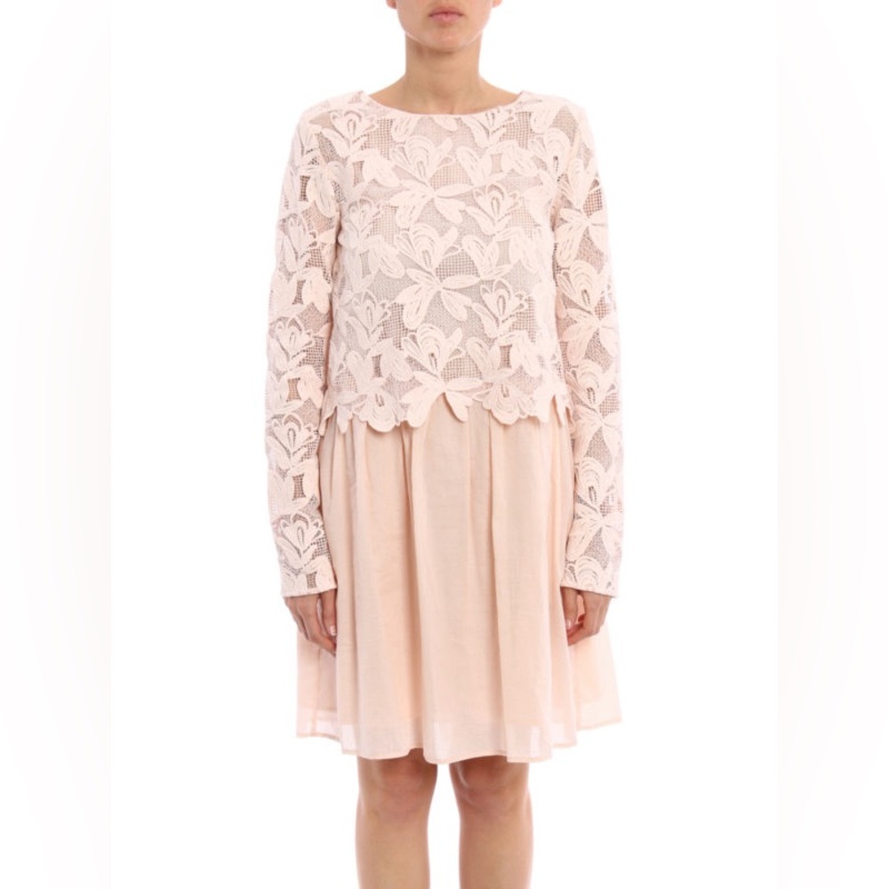See By Chloé Pink Cotton Dress